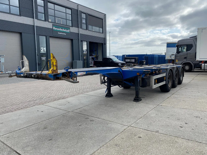 Nooteboom FT-43-03V / 2x Extendable / 1x Lift Axle / BPW Disc - 컨테이너 운반 장치/ 스와프 보디 세미 트레일러 : 사진 4 Nooteboom FT-43-03V / 2x Extendable / 1x Lift Axle / BPW Disc - 컨테이너 운반 장치/ 스와프 보디 세미 트레일러 : 사진 4