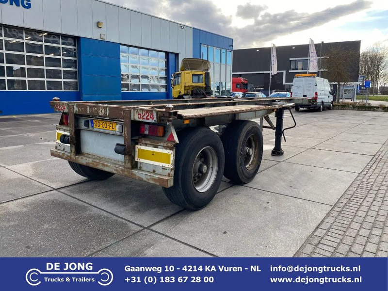 Pacton Container Chassis 20 FT / Steel Suspension - 컨테이너 운반 장치/ 스와프 보디 세미 트레일러 : 사진 1 Pacton Container Chassis 20 FT / Steel Suspension - 컨테이너 운반 장치/ 스와프 보디 세미 트레일러 : 사진 1