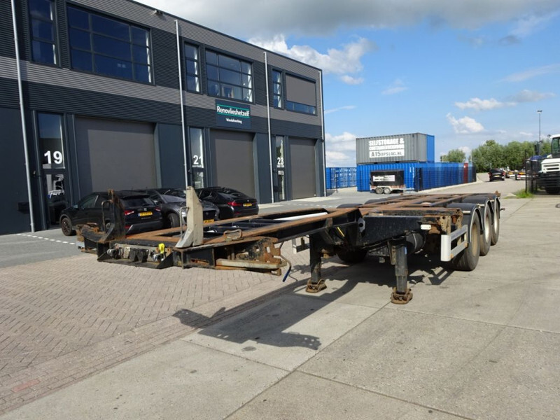 Pacton T3-010 / 3x Extendable / SAF + Drum / 1x lift - 컨테이너 운반 장치/ 스와프 보디 세미 트레일러 : 사진 3 Pacton T3-010 / 3x Extendable / SAF + Drum / 1x lift - 컨테이너 운반 장치/ 스와프 보디 세미 트레일러 : 사진 3