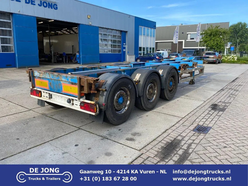 Renders Container chassis / Mercedes + Disc / 1x Lift Axle / 1x Extendable - 컨테이너 운반 장치/ 스와프 보디 세미 트레일러 : 사진 1 Renders Container chassis / Mercedes + Disc / 1x Lift Axle / 1x Extendable - 컨테이너 운반 장치/ 스와프 보디 세미 트레일러 : 사진 1