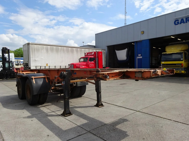 Van Hool 20 FT Container Chassis / Steel Suspension / Double Tyres - 컨테이너 운반 장치/ 스와프 보디 세미 트레일러 : 사진 4 Van Hool 20 FT Container Chassis / Steel Suspension / Double Tyres - 컨테이너 운반 장치/ 스와프 보디 세미 트레일러 : 사진 4