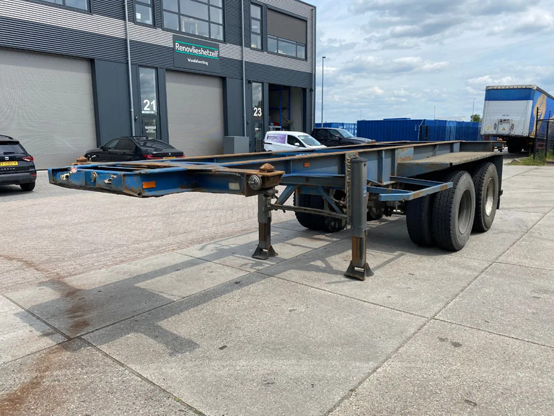 Van Hool 20FT Chassis / Steel Suspension / Double Air - 컨테이너 운반 장치/ 스와프 보디 세미 트레일러 : 사진 4 Van Hool 20FT Chassis / Steel Suspension / Double Air - 컨테이너 운반 장치/ 스와프 보디 세미 트레일러 : 사진 4