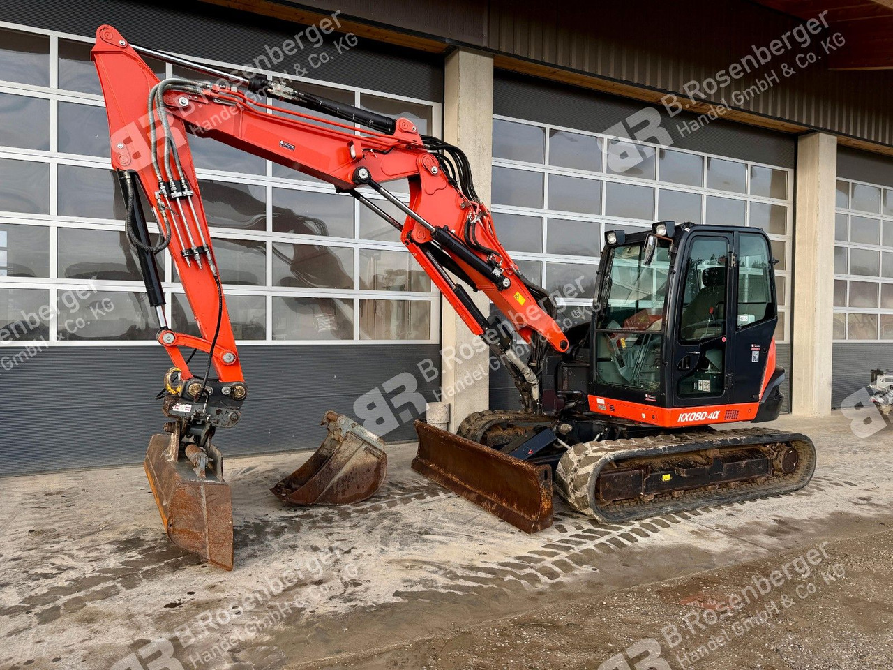 Kubota KX080-4 Verstellausleger / nur 2275h /Klima - 미니 굴삭기 : 사진 1 Kubota KX080-4 Verstellausleger / nur 2275h /Klima - 미니 굴삭기 : 사진 1