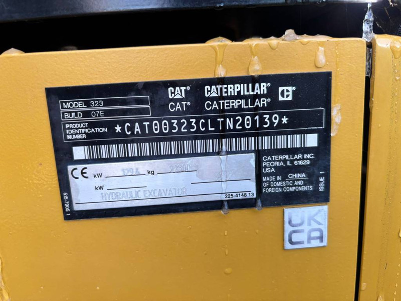 Cat 323 SLR - 굴착기 : 사진 5 Cat 323 SLR - 굴착기 : 사진 5