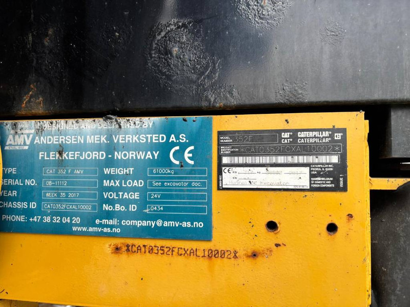 Cat 352 F - 크롤러 굴삭기 : 사진 5 Cat 352 F - 크롤러 굴삭기 : 사진 5
