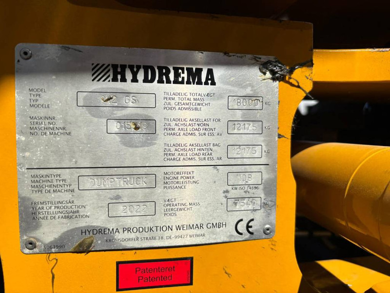 Hydrema 912 GS - 관절 덤프 : 사진 5 Hydrema 912 GS - 관절 덤프 : 사진 5