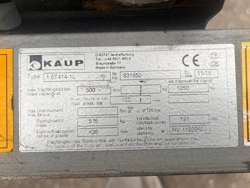 부착물 Kaup 1.5T414-1L : 사진 6