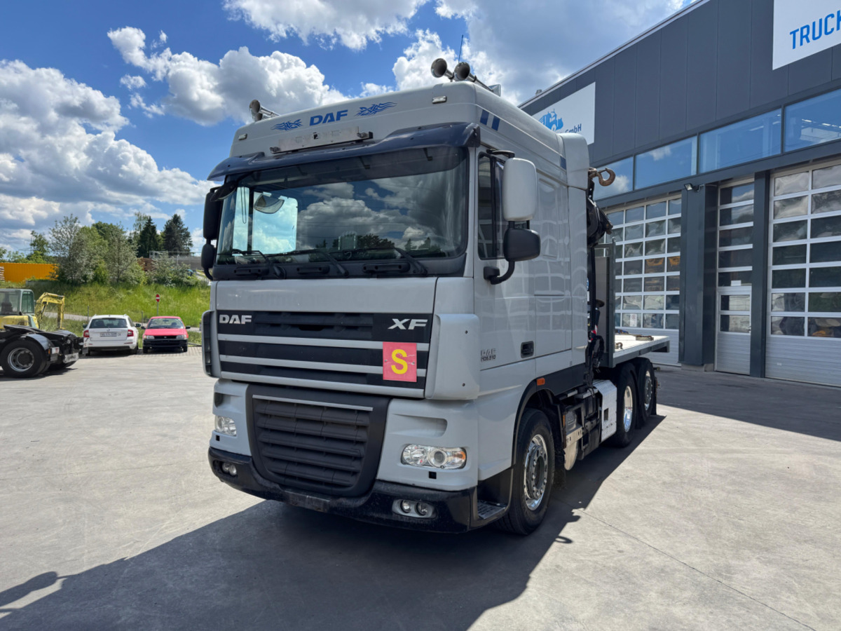 DAF XF510 Effer 255-5 6x2 SZM/Pritsche - 크레인 트럭 : 사진 2 DAF XF510 Effer 255-5 6x2 SZM/Pritsche - 크레인 트럭 : 사진 2