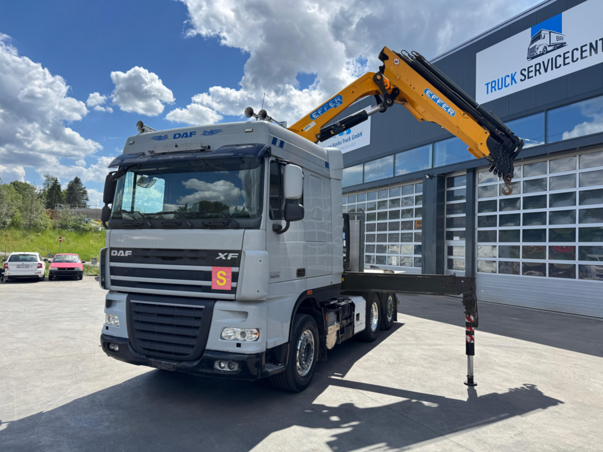 DAF XF510 Effer 255-5 6x2 SZM/Pritsche - 크레인 트럭 : 사진 1 DAF XF510 Effer 255-5 6x2 SZM/Pritsche - 크레인 트럭 : 사진 1