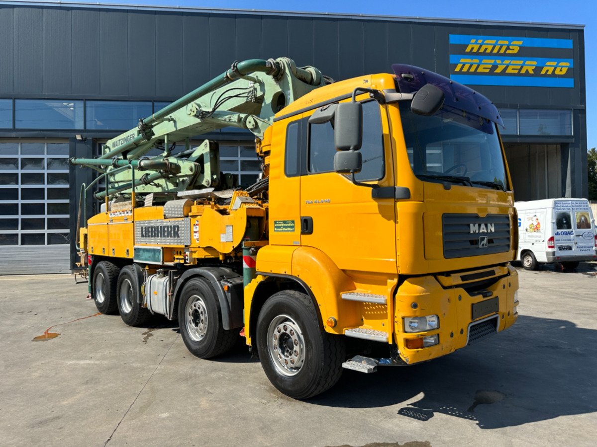 MAN TGA 41.440 8x4 Hallenpumpe 31M-5 - 콘크리트 펌프 트럭 : 사진 3 MAN TGA 41.440 8x4 Hallenpumpe 31M-5 - 콘크리트 펌프 트럭 : 사진 3