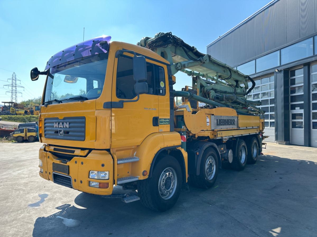 MAN TGA 41.440 8x4 Hallenpumpe 31M-5 - 콘크리트 펌프 트럭 : 사진 1 MAN TGA 41.440 8x4 Hallenpumpe 31M-5 - 콘크리트 펌프 트럭 : 사진 1
