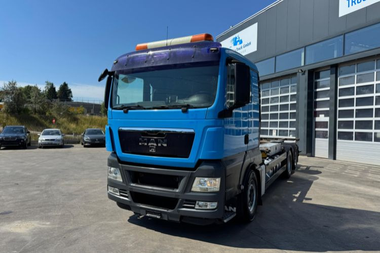 MAN TGX 26.480 6x2 Kompressor - 컨테이너 운반 장치/ 스와프 보디 트럭 : 사진 1 MAN TGX 26.480 6x2 Kompressor - 컨테이너 운반 장치/ 스와프 보디 트럭 : 사진 1