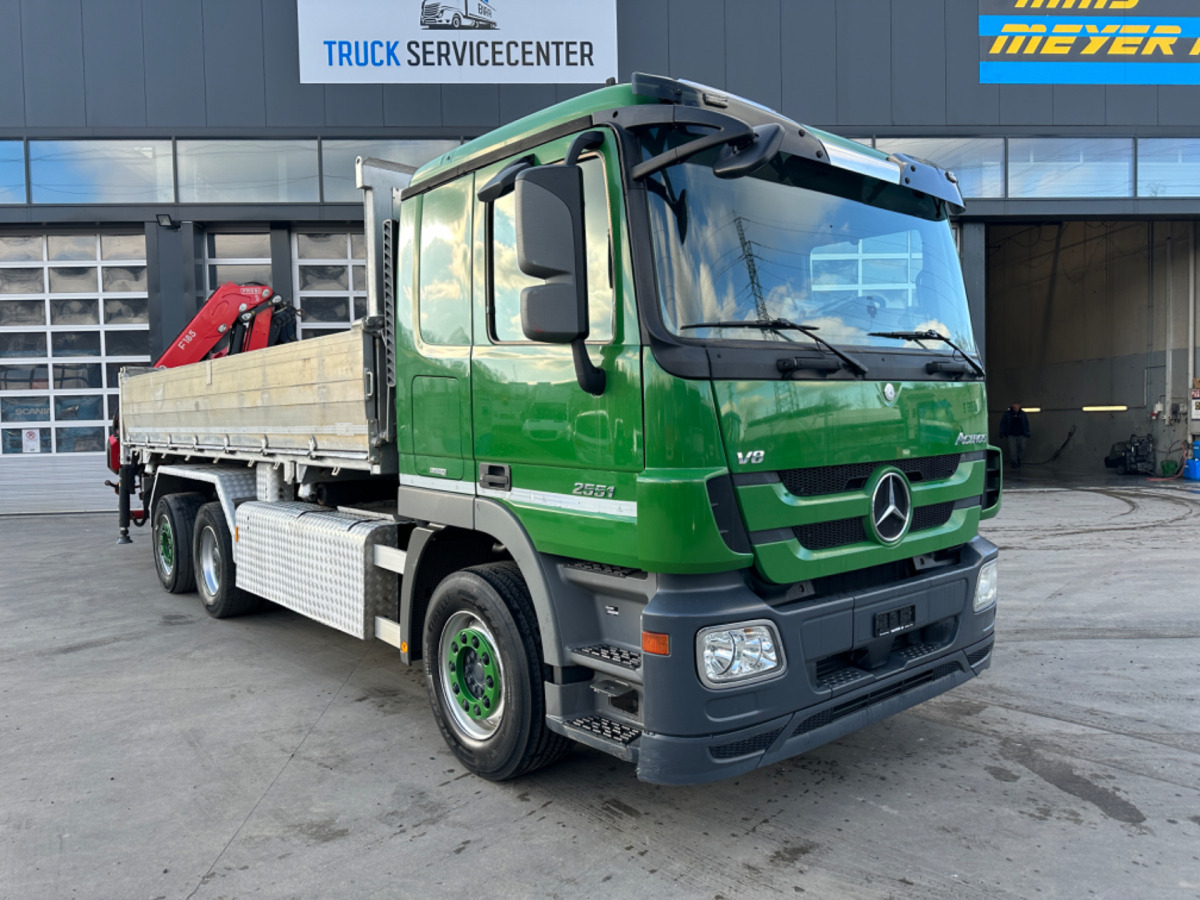 MERCEDES 2551 V8 6x2 Fassi 185-5 Bj.2020 - 덤프트럭, 크레인 트럭 : 사진 3 MERCEDES 2551 V8 6x2 Fassi 185-5 Bj.2020 - 덤프트럭, 크레인 트럭 : 사진 3