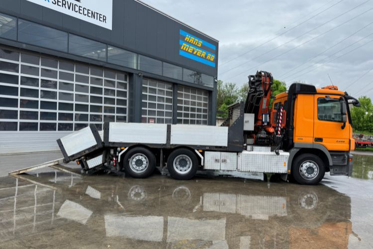 Mercedes-Benz Actros 2548 Atlas 290 Baumaschinentaxi - 크레인 트럭 : 사진 5 Mercedes-Benz Actros 2548 Atlas 290 Baumaschinentaxi - 크레인 트럭 : 사진 5
