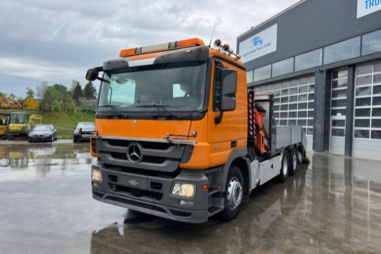 Mercedes-Benz Actros 2548 Atlas 290 Baumaschinentaxi - 크레인 트럭 : 사진 1 Mercedes-Benz Actros 2548 Atlas 290 Baumaschinentaxi - 크레인 트럭 : 사진 1