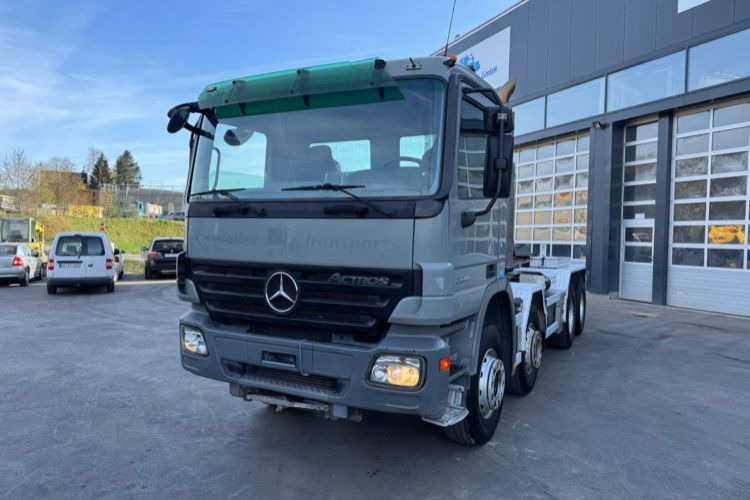 Mercedes-Benz Actros 3244 8x4 Mobas - 후크 리프트 트럭 : 사진 1 Mercedes-Benz Actros 3244 8x4 Mobas - 후크 리프트 트럭 : 사진 1