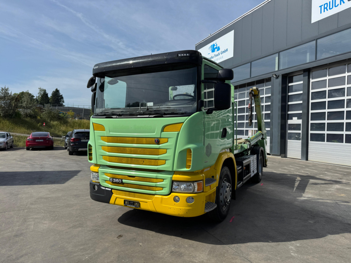 SCANIA G360 4x2 Gergen - 스킵 로더 트럭 : 사진 1 SCANIA G360 4x2 Gergen - 스킵 로더 트럭 : 사진 1