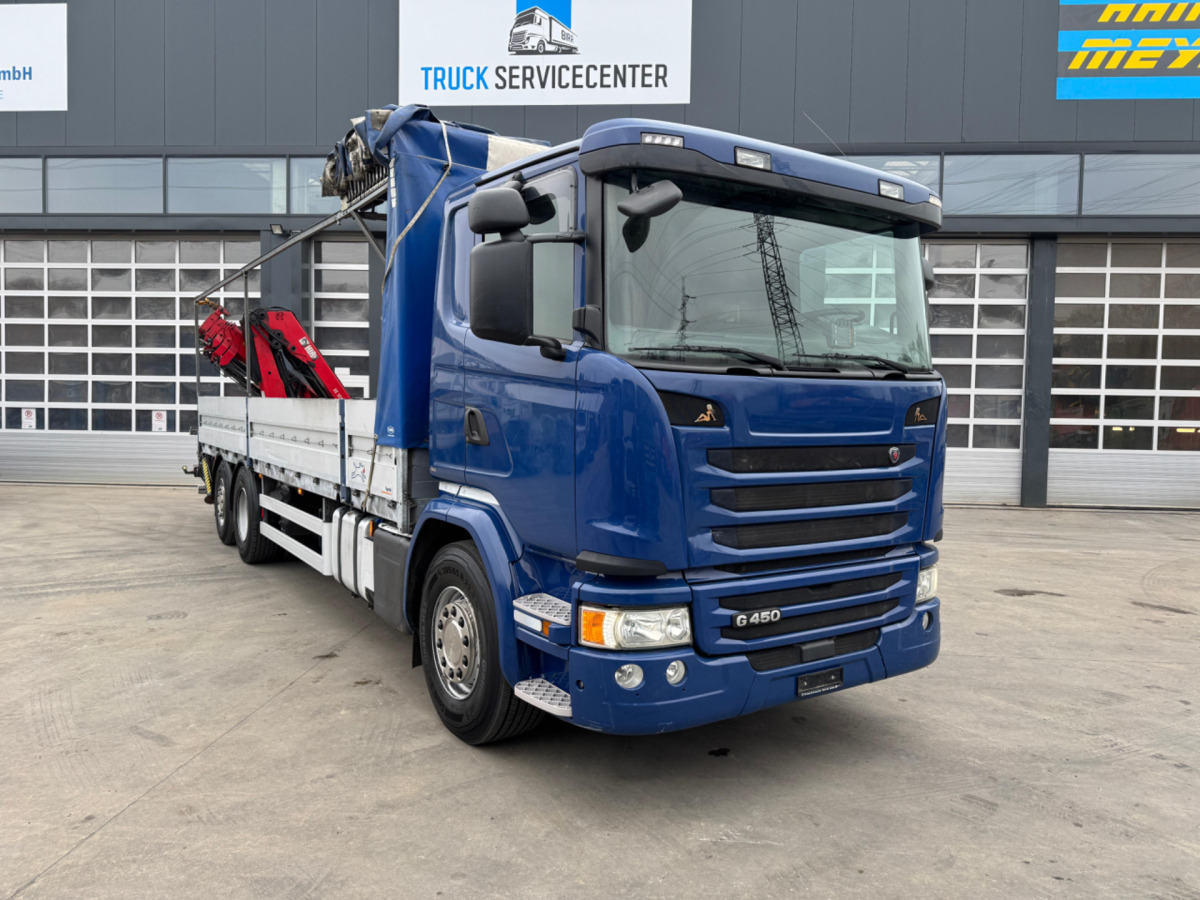 SCANIA G450 6x2 Hiab 122-4 - 크레인 트럭 : 사진 3 SCANIA G450 6x2 Hiab 122-4 - 크레인 트럭 : 사진 3