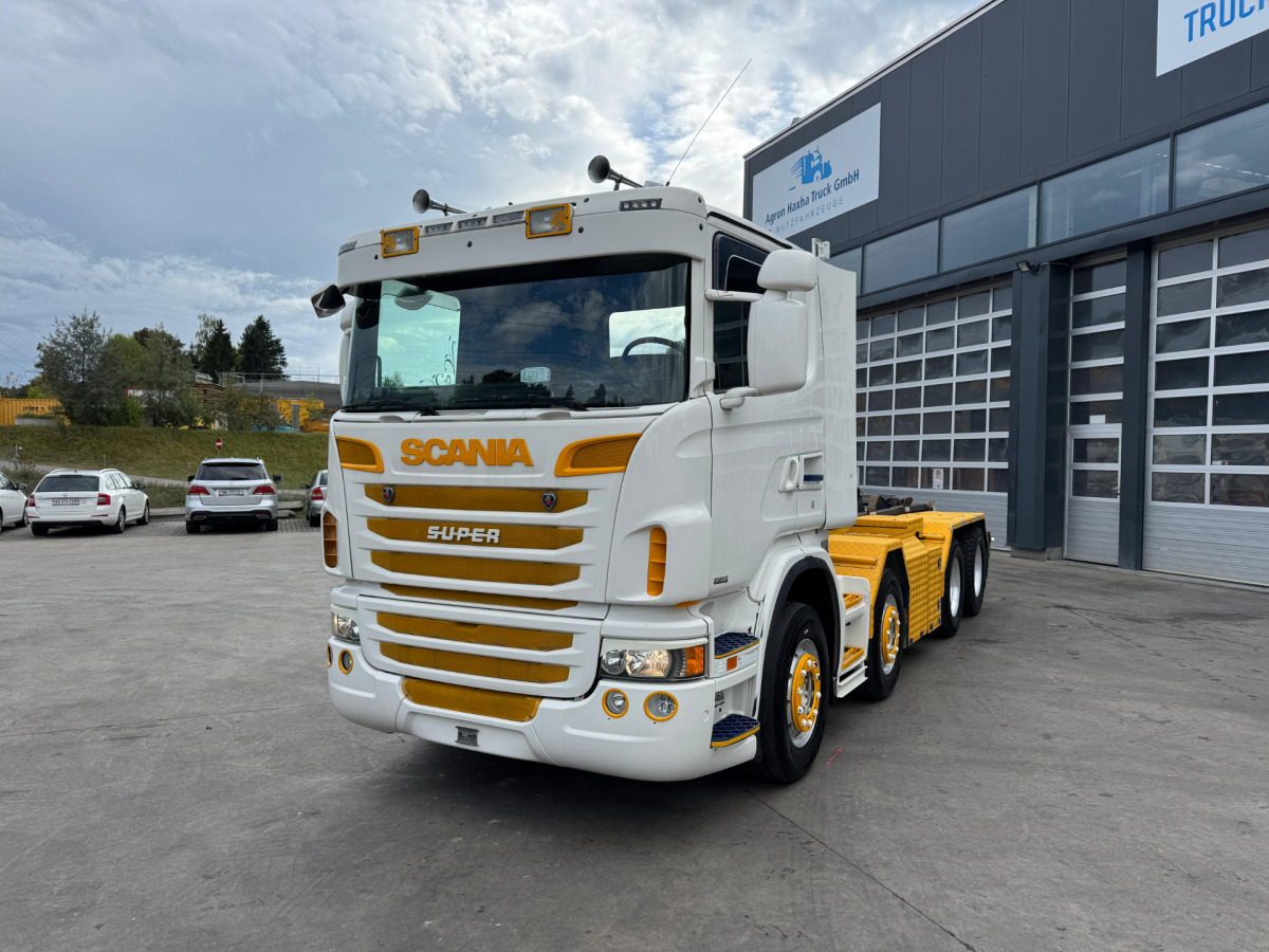 SCANIA G480 8x4 Sobag - 후크 리프트 트럭 : 사진 1 SCANIA G480 8x4 Sobag - 후크 리프트 트럭 : 사진 1
