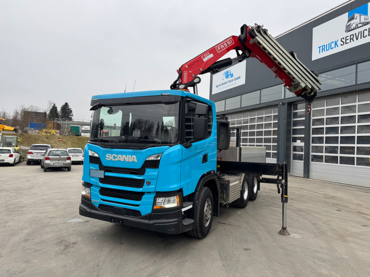 SCANIA G540 6x4 Fassi 395-7 SZM&Pritsche - 크레인 트럭 : 사진 1 SCANIA G540 6x4 Fassi 395-7 SZM&Pritsche - 크레인 트럭 : 사진 1