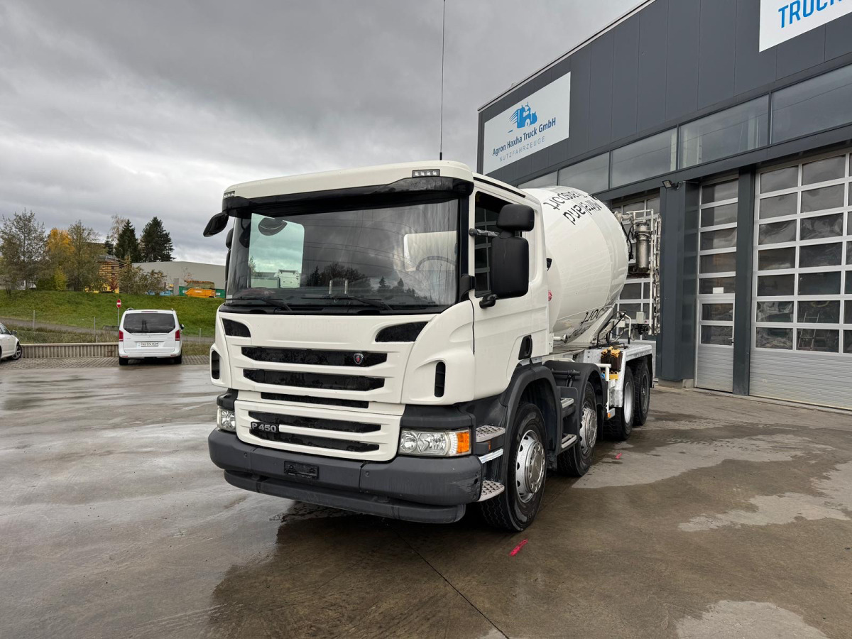 SCANIA P450 8x4 Stetter 9m3 - 콘크리트 믹서 트럭 : 사진 1 SCANIA P450 8x4 Stetter 9m3 - 콘크리트 믹서 트럭 : 사진 1