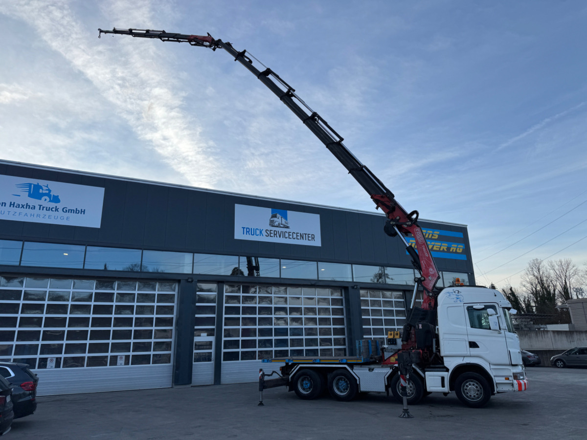 SCANIA R480 8x4 Fassi 660 SZM/Pritsche - 크레인 트럭 : 사진 3 SCANIA R480 8x4 Fassi 660 SZM/Pritsche - 크레인 트럭 : 사진 3