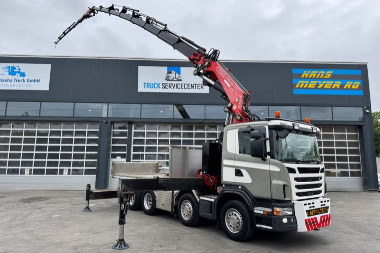 Scania G480 8x4 SZM/Pritsche Fassi 950 - 크레인 트럭 : 사진 3 Scania G480 8x4 SZM/Pritsche Fassi 950 - 크레인 트럭 : 사진 3