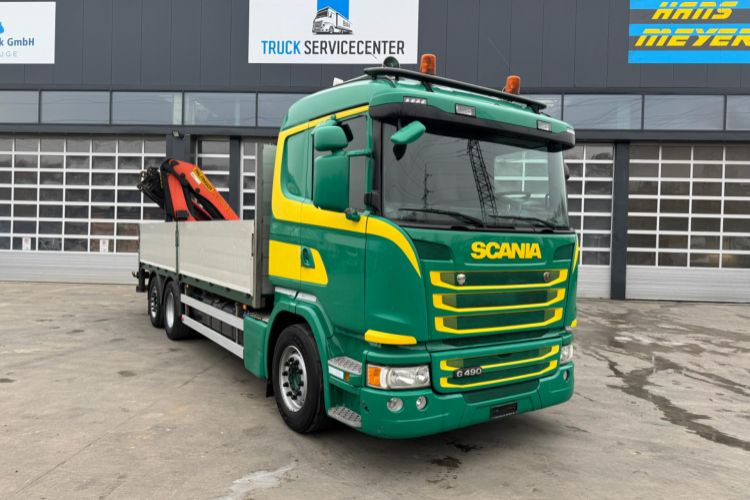 Scania G490 6x2 PK22002-4 - 크레인 트럭, 드롭사이드/ 플랫베드 트럭 : 사진 4 Scania G490 6x2 PK22002-4 - 크레인 트럭, 드롭사이드/ 플랫베드 트럭 : 사진 4