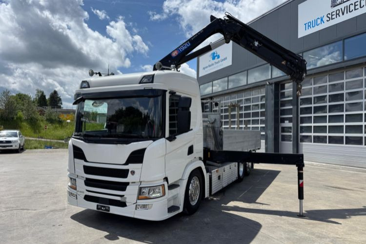 Scania P410 6x2 HMF1920-5 - 크레인 트럭 : 사진 1 Scania P410 6x2 HMF1920-5 - 크레인 트럭 : 사진 1