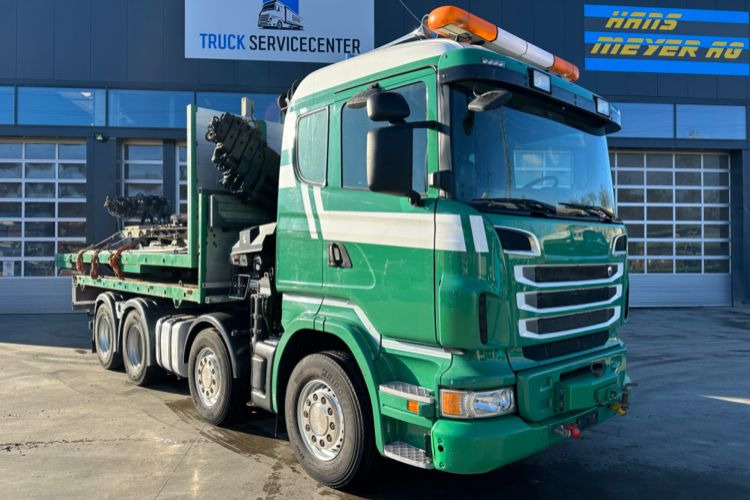 Scania R480 8x4 SWS SZM/Kran/Pritsche - 크레인 트럭 : 사진 5 Scania R480 8x4 SWS SZM/Kran/Pritsche - 크레인 트럭 : 사진 5