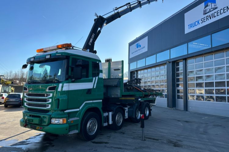 Scania R480 8x4 SWS SZM/Kran/Pritsche - 크레인 트럭 : 사진 3 Scania R480 8x4 SWS SZM/Kran/Pritsche - 크레인 트럭 : 사진 3