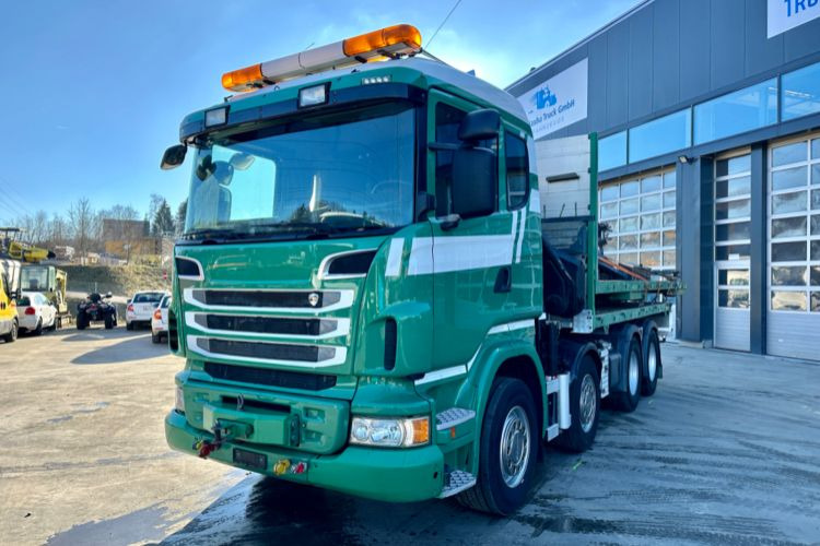 Scania R480 8x4 SWS SZM/Kran/Pritsche - 크레인 트럭 : 사진 1 Scania R480 8x4 SWS SZM/Kran/Pritsche - 크레인 트럭 : 사진 1