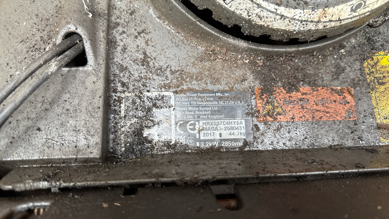 HONDA HRX537 C4HYEA - 건설장비 : 사진 5 HONDA HRX537 C4HYEA - 건설장비 : 사진 5