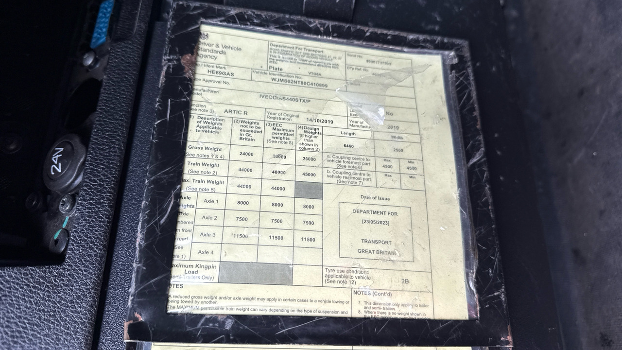 트랙터 유닛 IVECO STRALIS  NP 460 : 사진 11