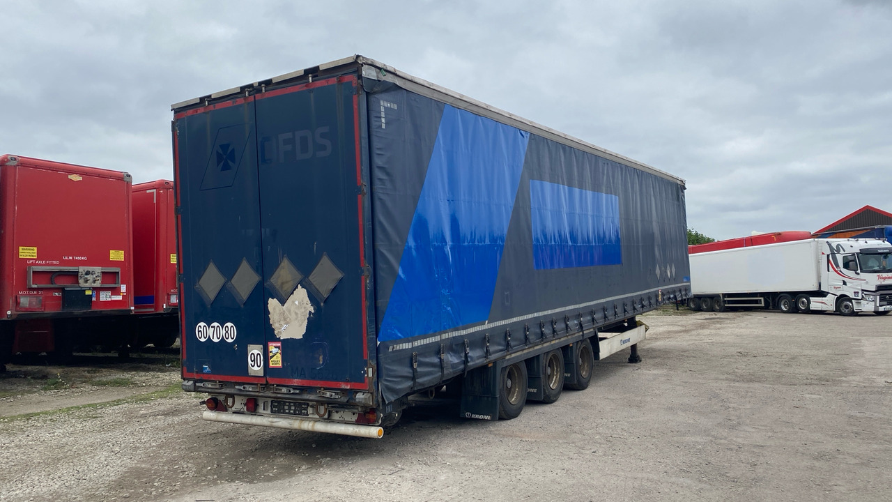 KRONE CURTAINSIDE EUROLINER - 트레일러 : 사진 5 KRONE CURTAINSIDE EUROLINER - 트레일러 : 사진 5