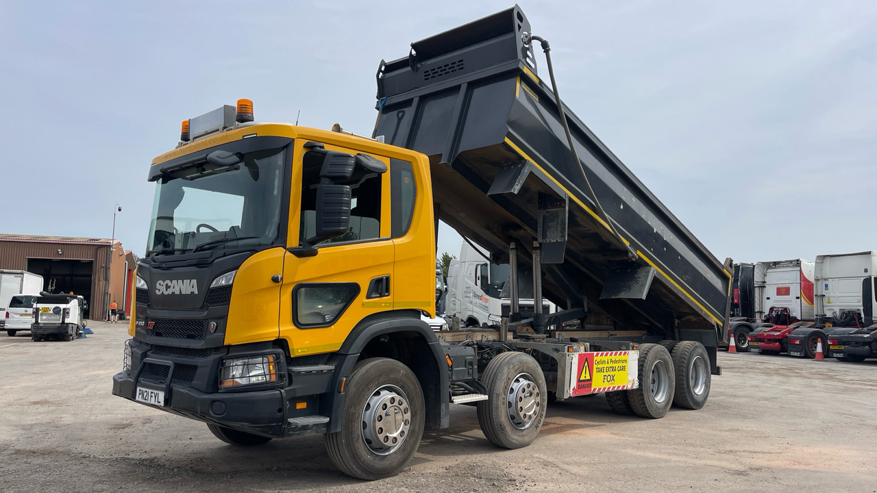 SCANIA P 410 XT - 덤프트럭 : 사진 2 SCANIA P 410 XT - 덤프트럭 : 사진 2