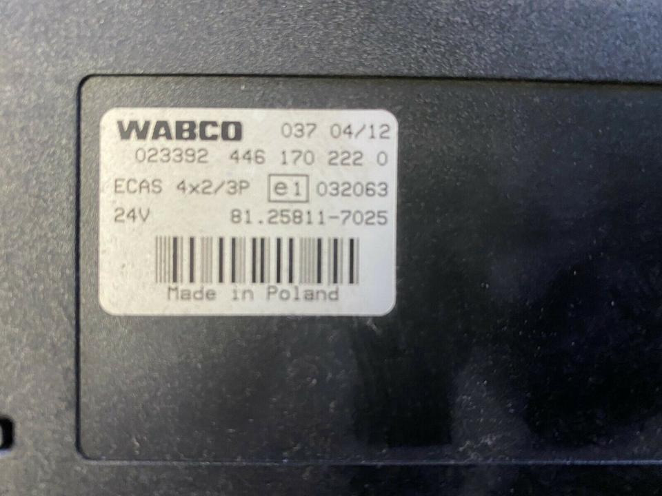 MAN WABCO ECAS Steuergerät 4*2 81.25811-7025 - ECU 트럭 용 : 사진 4 MAN WABCO ECAS Steuergerät 4*2 81.25811-7025 - ECU 트럭 용 : 사진 4