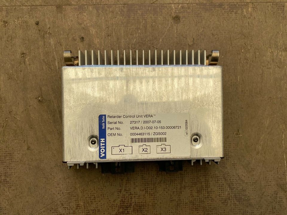 Mercedes Actros MP2 VOITH Retarder Control Unit 0004463115 - ECU 트럭 용 : 사진 1 Mercedes Actros MP2 VOITH Retarder Control Unit 0004463115 - ECU 트럭 용 : 사진 1