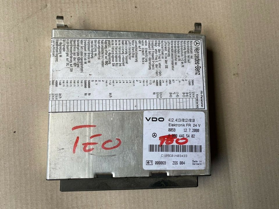 Mercedes Atego Elektronik FR Steuergerät VDO A 000 446 54 02 - ECU 트럭 용 : 사진 1 Mercedes Atego Elektronik FR Steuergerät VDO A 000 446 54 02 - ECU 트럭 용 : 사진 1