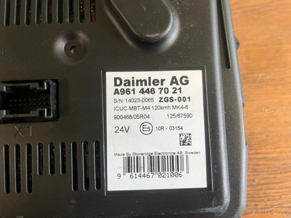 Mercedes Benz Actros MP4 Kombiinstrument / Tacho A9614467021 - 대시보드 트럭 용 : 사진 3 Mercedes Benz Actros MP4 Kombiinstrument / Tacho A9614467021 - 대시보드 트럭 용 : 사진 3