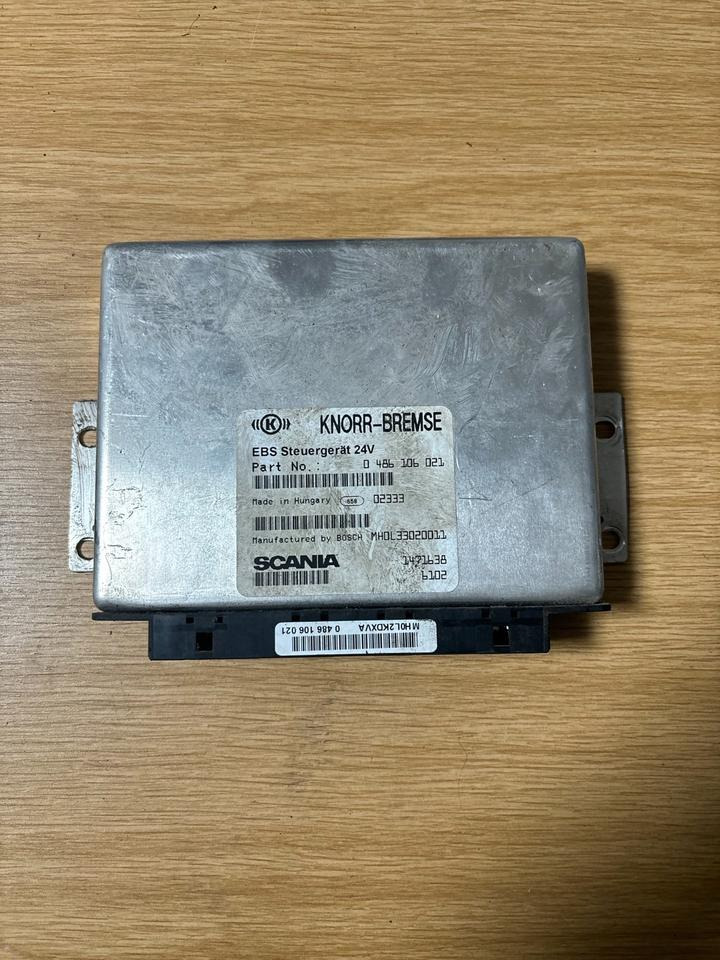 SCANIA KNORR-BREMSE EBS Steuergerät 0486106021 - ECU 트럭 용 : 사진 1 SCANIA KNORR-BREMSE EBS Steuergerät 0486106021 - ECU 트럭 용 : 사진 1