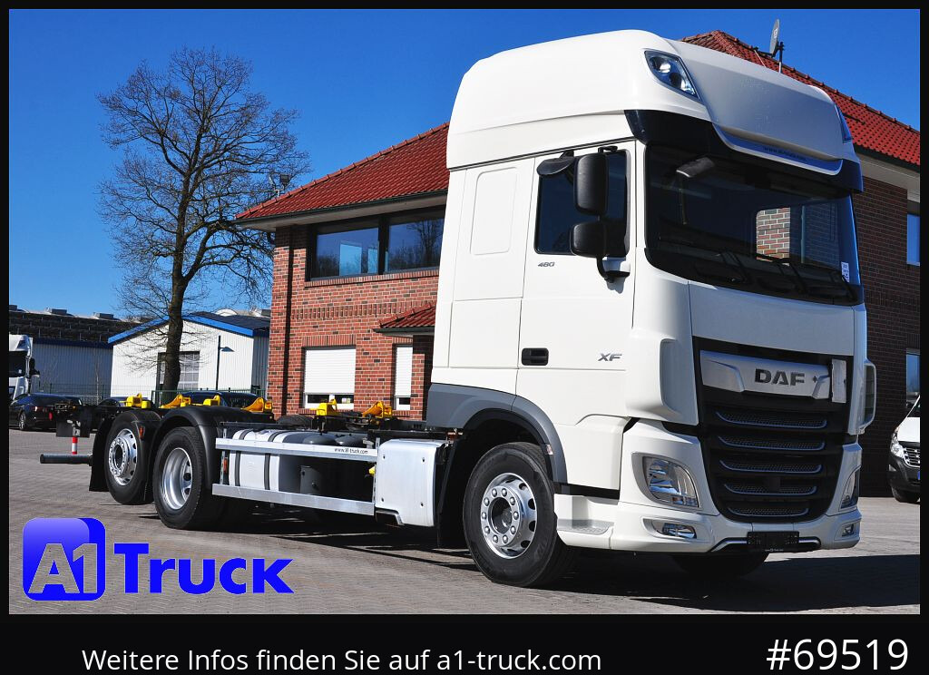 DAF XF 480 FAR Intarder, Multiwechsler 2x AHK - 컨테이너 운반 장치/ 스와프 보디 트럭 : 사진 1 DAF XF 480 FAR Intarder, Multiwechsler 2x AHK - 컨테이너 운반 장치/ 스와프 보디 트럭 : 사진 1