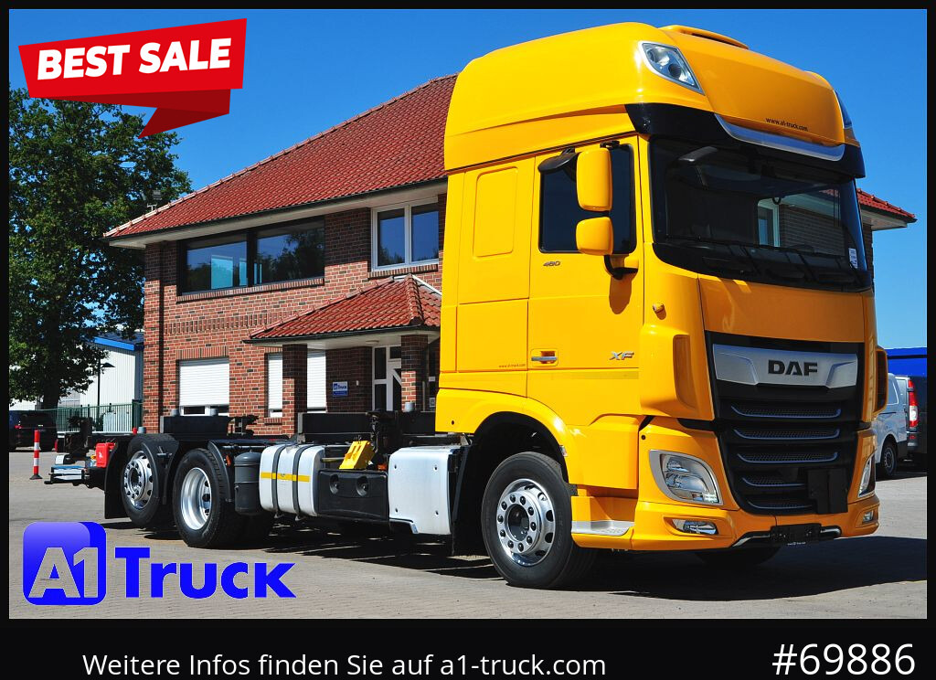 DAF XF 480, MultiBDF, 7,45, Standklima, LBW, - 컨테이너 운반 장치/ 스와프 보디 트럭 : 사진 1 DAF XF 480, MultiBDF, 7,45, Standklima, LBW, - 컨테이너 운반 장치/ 스와프 보디 트럭 : 사진 1