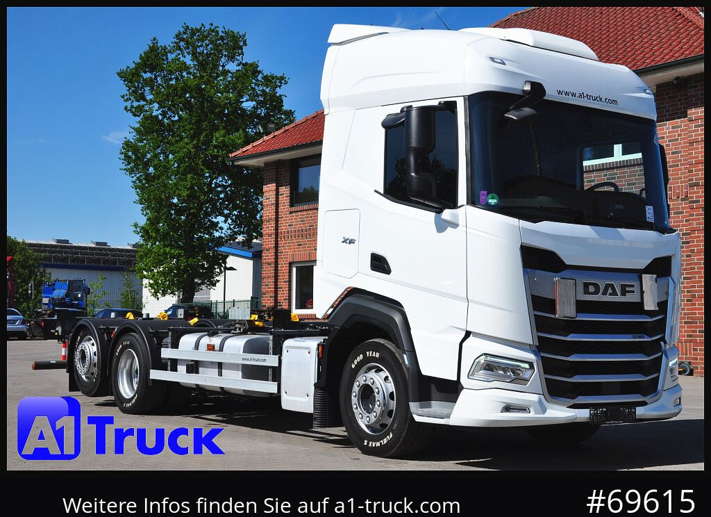 DAF XF530 FAN Multi 2x AHK Lenkachse, - 컨테이너 운반 장치/ 스와프 보디 트럭 : 사진 1 DAF XF530 FAN Multi 2x AHK Lenkachse, - 컨테이너 운반 장치/ 스와프 보디 트럭 : 사진 1