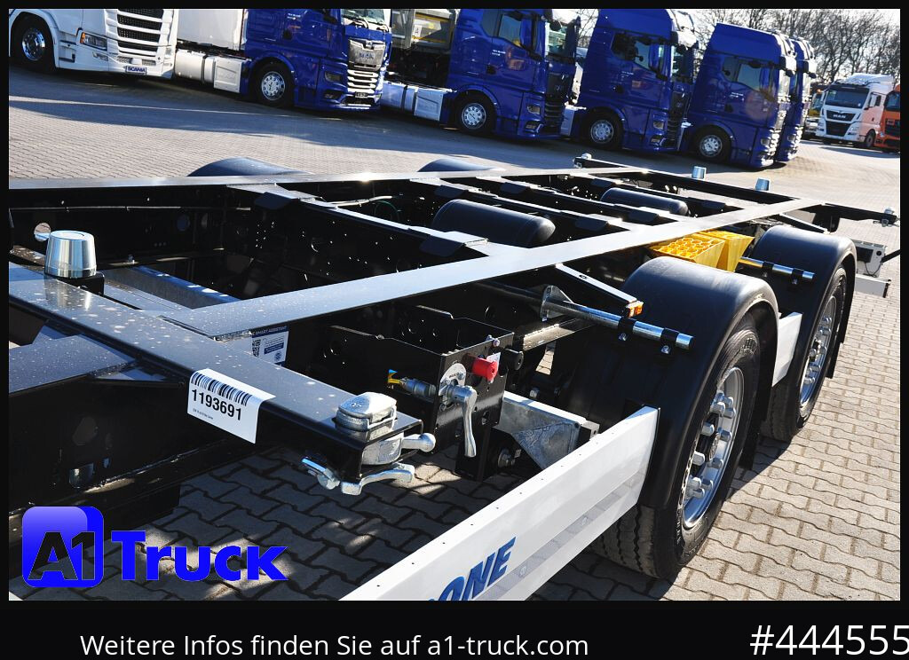 KRONE 10 x Tandem, MIDI, für 1120mm + 1320mm, SOFORT, NEU - 컨테이너 운반 장치/ 스와프 보디 트레일러 : 사진 2 KRONE 10 x Tandem, MIDI, für 1120mm + 1320mm, SOFORT, NEU - 컨테이너 운반 장치/ 스와프 보디 트레일러 : 사진 2