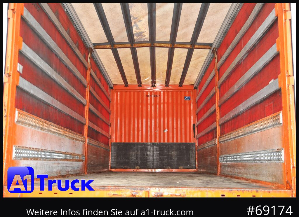 KRONE 7,45 BDF Wechselbrücke, Bordwand + Schiebeplane - 커튼 사이드 스왑 바디 : 사진 4 KRONE 7,45 BDF Wechselbrücke, Bordwand + Schiebeplane - 커튼 사이드 스왑 바디 : 사진 4