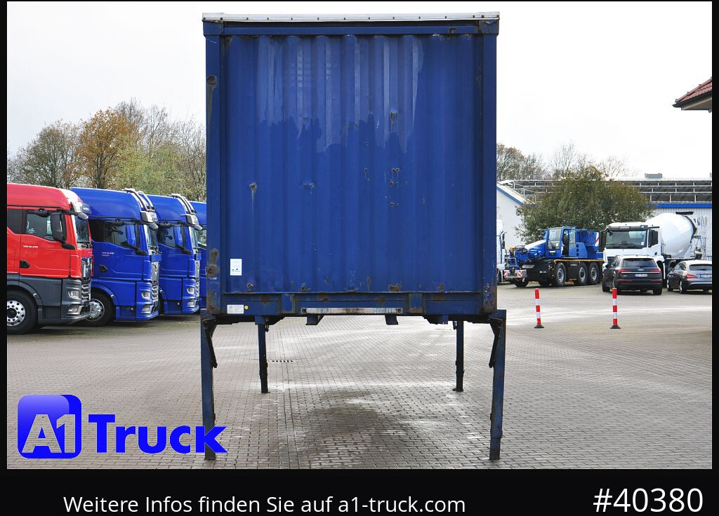 KRONE 7.45 BDF Wechselbrücke, Schiebeplane - 커튼 사이드 스왑 바디 : 사진 2 KRONE 7.45 BDF Wechselbrücke, Schiebeplane - 커튼 사이드 스왑 바디 : 사진 2