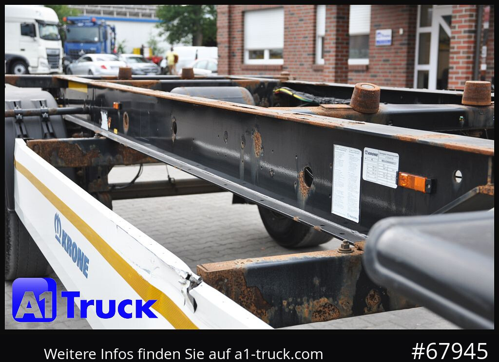 KRONE AZ 18, Standard BDF, 1 Vorbesitzer, BPW - 컨테이너 운반 장치/ 스와프 보디 트레일러 : 사진 3 KRONE AZ 18, Standard BDF, 1 Vorbesitzer, BPW - 컨테이너 운반 장치/ 스와프 보디 트레일러 : 사진 3