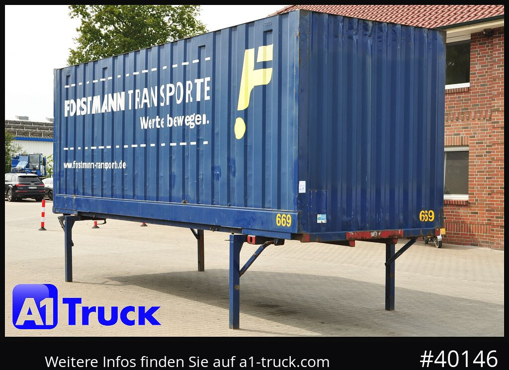 KRONE BDF 7,82 Container, 2700mm Innenhöhe, Portaltür - 배송 컨테이너 : 사진 1 KRONE BDF 7,82 Container, 2700mm Innenhöhe, Portaltür - 배송 컨테이너 : 사진 1