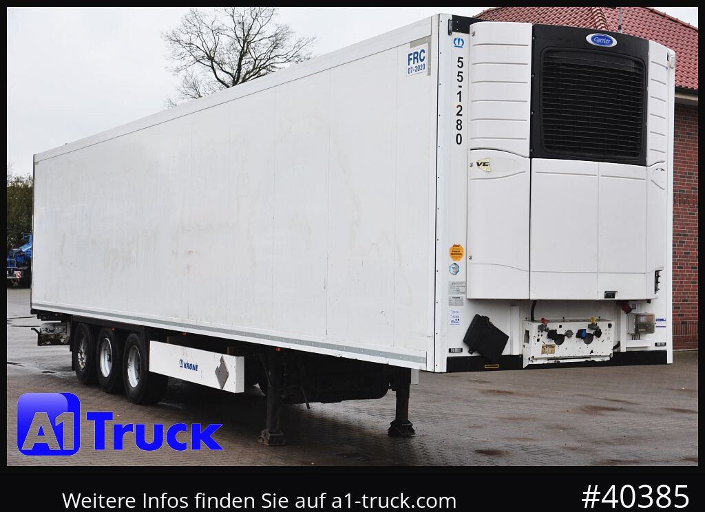 KRONE SD, Carrier 1950, Rolltor FRC Tiefkühl - 냉동 세미 트레일러 : 사진 1 KRONE SD, Carrier 1950, Rolltor FRC Tiefkühl - 냉동 세미 트레일러 : 사진 1